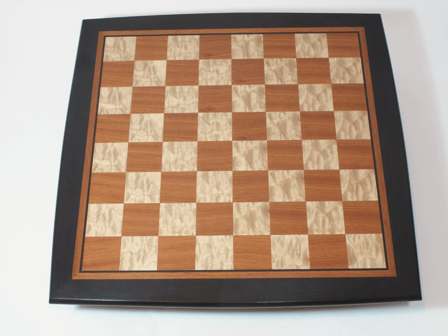 Photo of custom chess board