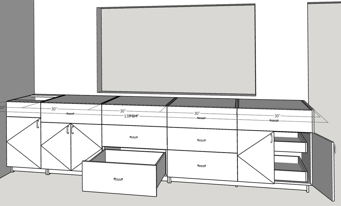 Image 3 of Commercial Kitchen cabinets designed with CabinetSense